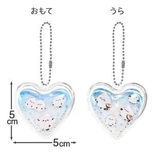 ぽてもちシマエナガ みずあめシールキーホルダー...の詳細画像2