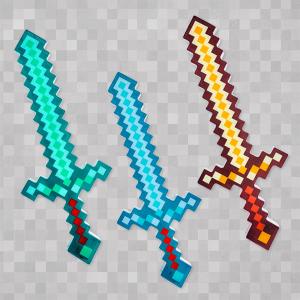 光るデコボコクラフト剣リトル【不良対応不可】の詳細画像2