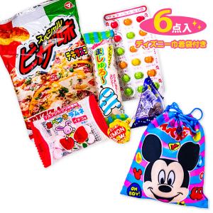 ミニ巾着袋付お菓子詰合せ ディズニー【不良対応不可】の商品画像