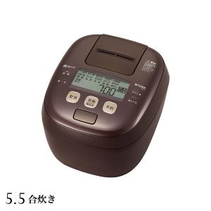 炊飯器 5.5合 タイガー 圧力IH JPI-B100TP タイガー魔法瓶 土鍋蓄熱コート 麦めし コンパクト ディープ ブラウン