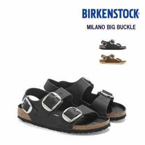 美品 ビルケンシュトック 39 ミラノ サンダル ビッグバックル コニャック ビルケンシュトック ミラノ ビッグバックル ナロー幅 オイルドレザー