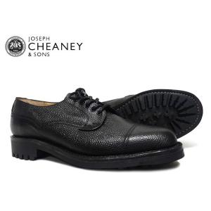 JOSEPH CHEANEY ジョセフ チーニー CAIRNGORM ケンゴン BLACK GRAIN  キャップトゥ シューズ ブラック ジボ革 *メンズ〔FL〕