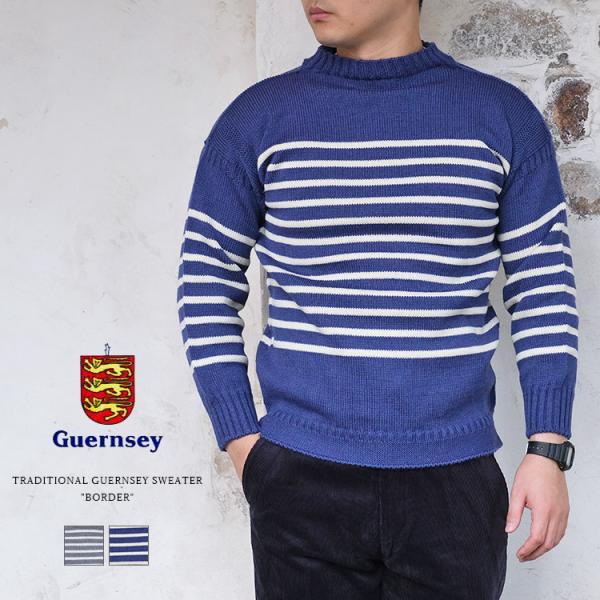 Guernsey WOOLENS ガンジーウーレンズ TRADITIONAL GUERNSEY SW...