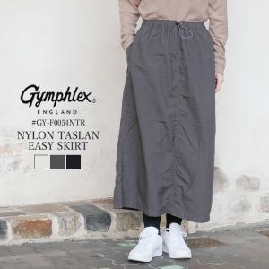 ジムフレックス　ナイロンイージースカート　ブラック GYMPHLEX ジムフレックス ナイロンタッサ イージースカート Gymphlex