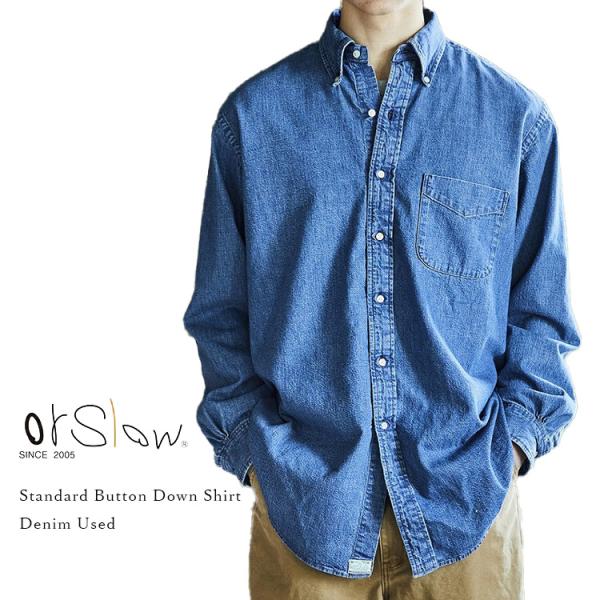 orSlow オアスロウ 01-8112-95 Standard Button Down Shirt...