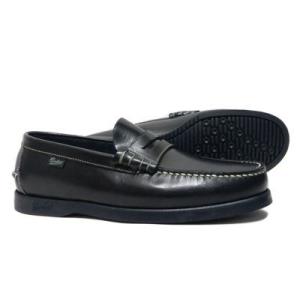 博士　UA別注 パラブーツ コロー レイド 黒 グレインレザーUK6 Paraboot＞コロー レイド グレインレザー ローファー