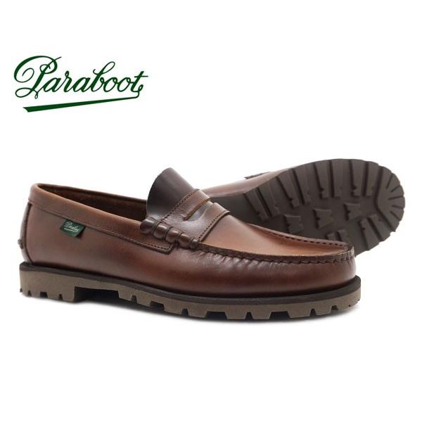 パラブーツ メンズ コロー レイドソール *ブラウン Paraboot Coraux Raid So...