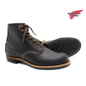 レッドウィング REDWING 3345 ブラックスミス ミニラグ・ソール ブラック 茶芯 レッドウイング〔FL〕｜tigers-brothers