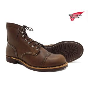 レッドウィング アイアンレンジャー REDWING 8111 Iron Range ＜Amber "Harness" / アンバーハーネス＞ ミニラグソール〔FL〕｜tigers-brothers