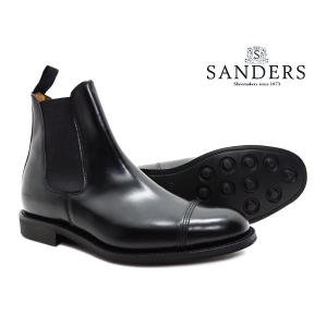 「最新予約アイテム」 サンダース 26cm 新品未使用品 黒 サイドゴア SANDERS ブーツ