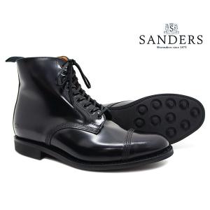 SANDERS サンダース UK8 パンチドキャップトゥ 1947B Military Punched