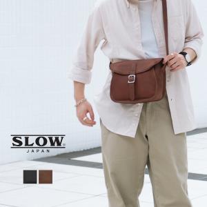 SLOW スロウ fino cartridge shoulder bag Mサイズ フィノ カートリッジ ショルダーバッグ 306S41K 栃木レザー ブラック ブラウン ユニセックス