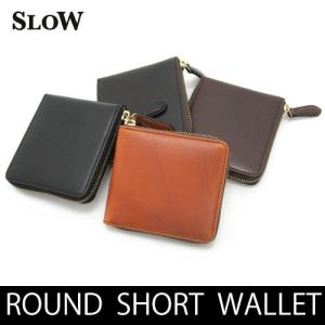 ＜クーポン対象外＞ スロウ レザー ラウンド ショート ウォレット ＜クーポン対象外＞ SLOW ROUND SHORT WALLET 革財布 S0660G 財布 スロー 〔FL〕｜tigers-brothers