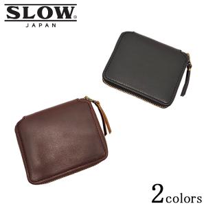 SLOW（スロウ） レザー ラウンド ロング ウォレット SLOW ROUND LONG