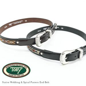 トリーレザー TORY LEATHER アメリカ製 CREASED BELT クリースドベルト