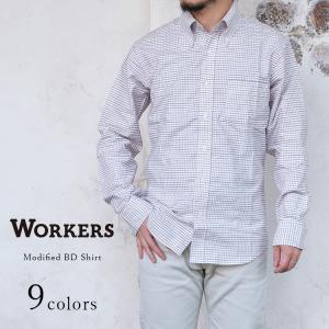 Workers ワーカーズ Modified Button Down Shirt モディファイド ボ...