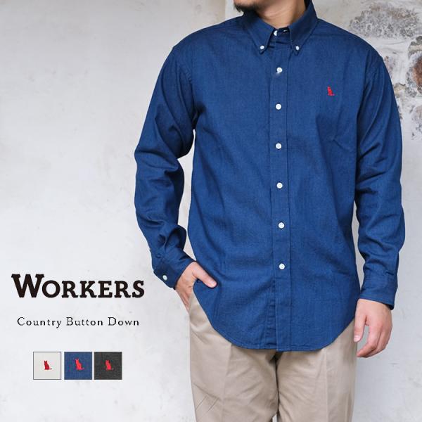 Workers ワーカーズ Country Button Down カントリーボタンダウン BDシャ...