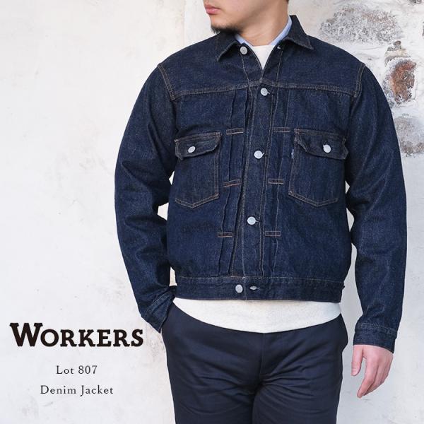 Workers ワーカーズ Lot807 Denim Jacket デニムジャケット 13.75オン...