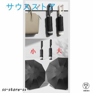 逆さ傘 折りたたみ 雨傘 風に強い 10本骨完...の詳細画像4
