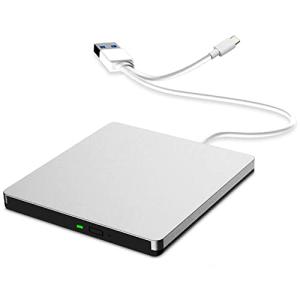 ブルーレイドライブ外付け blu-rayプレイヤー再生読み書usb-aと usb-c(type-c)...