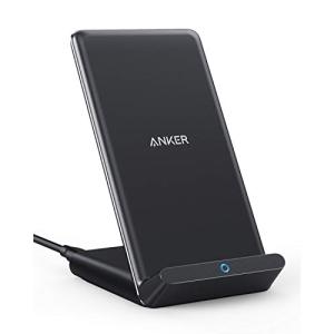 Anker PowerWave 10 Stand ワイヤレス充電器 Qi認証 iPhone 14シリーズ / 13シリーズ Galaxy 各種対