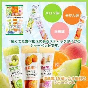 しんこう 国産果汁 スティックシャーべット 2...の詳細画像3
