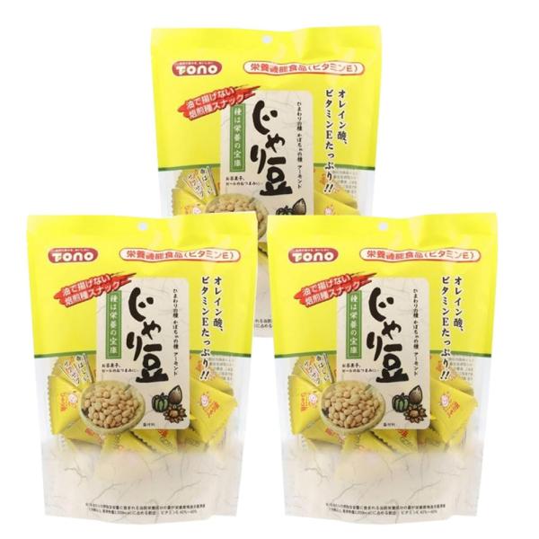 トーノー じゃり豆 スタンドパック 80g × 3個 まとめ買い