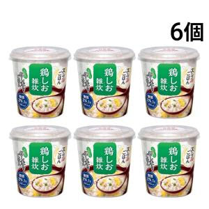 スープdeごはん 鶏しお 雑炊 70.3g × 6食（ 1ケース ）まとめ買い