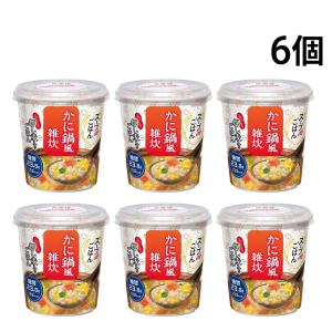 スープdeごはん かに鍋風 雑炊 69g × 6食（ 1ケース ）まとめ買い