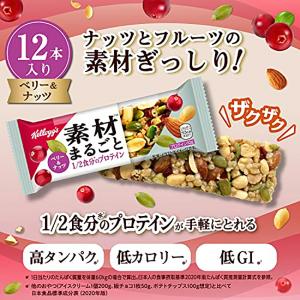 ケロッグ 素材まるごと プロテインバー ベリー...の詳細画像2