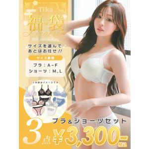 [福袋 2026] ブラジャー ショーツセット 勝負下着 3点セット セクシー かわいい 20代 30代 40代 盛りブラ ランジェリー ギフト プレゼント