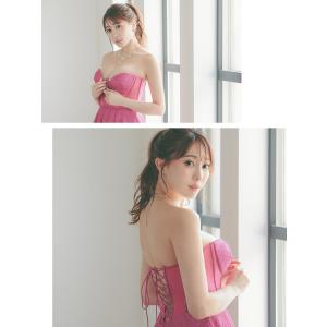 カラードレス ロングドレス ラメ チュール ベ...の詳細画像2