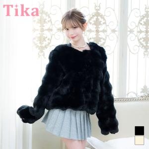 レディース アウター 長袖 もこもこ ふわふわ ファー ショートジャケット ブルゾン フリーサイズ