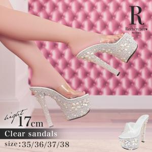 Tika キャバ サンダル キャバヒール ヒール 厚底 Rechercher