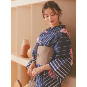 高級綿麻 浴衣 レディース 20代 30代 4...の詳細画像1