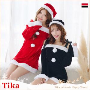 サンタコスプレ 大きいサイズ サンタコス サンタ衣装 レディース フェザー ミニドレス スカート クリスマス 赤