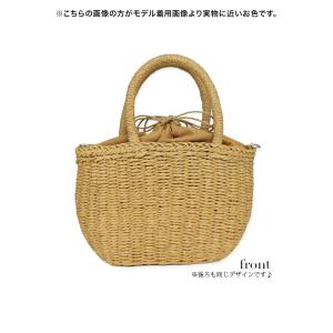 カゴバック かごバッグ 籠バッグ 2way シ...の詳細画像3