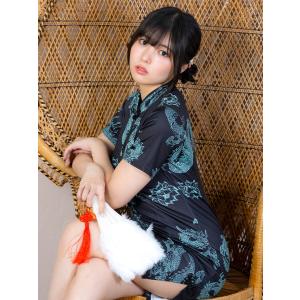 ハロウィン コスプレ チャイナ 衣装 xl 大...の詳細画像5