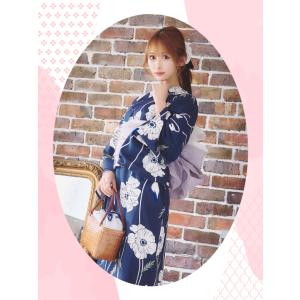 ワンピース浴衣 3点セット 浴衣 レディース ...の詳細画像1