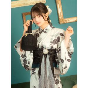 浴衣 レディース セパレート浴衣 モノトーン ...の詳細画像4