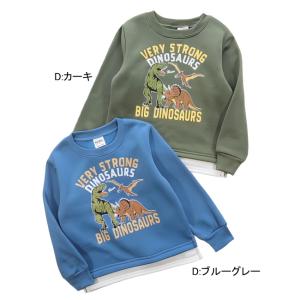 【メール便送料無料】男の子 子供服 裏起毛 恐...の詳細画像3
