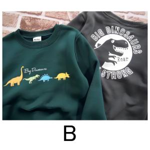 【メール便送料無料】男の子 子供服 裏起毛 恐...の詳細画像5