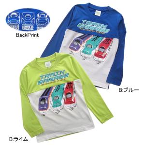 【メール便送料無料】男の子 子供服 新幹線 長...の詳細画像2