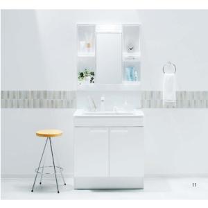 TOTO 洗面化粧台 Vシリーズ 750　一面鏡　LDPB075BAGEN2A　LMPB075A1GDG1G