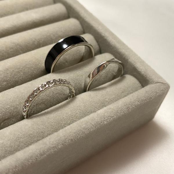 指輪 韓国ファッション シルバーリング リングセット おしゃれ お得 メール便可 フリーサイズ サイ...