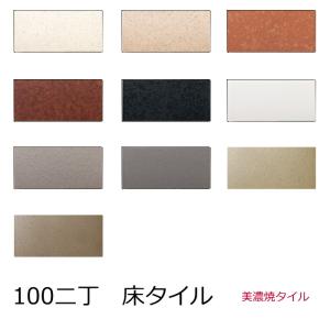 床 100二丁 100x200 壁 タイル 磁器 タイル ベランダ エントランス DIY アンティーク 長方形 施釉 昭和 テクニカルG セワード 51枚/平米 白 黒 192x92