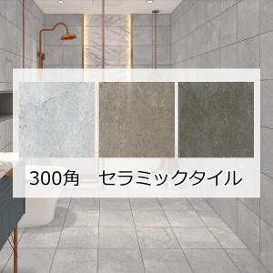 外床 タイル 600×300 磁器質 大型 グリップ 天然石風 洗面所 床 内装