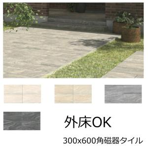 【タイル ６００角 ポーセラン磁器タイル　2枚セット】 ＊御影石・タイル・大理石・砂利・石・石材・庭石・ロックガーデンなど＊ タイル 300×600角 ポーセラン磁器タイル 3枚セット】 御影石