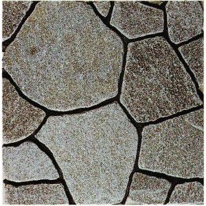 伊吹石 乱形石 角丸 約0.6平米 ケース 和風 ポーチ