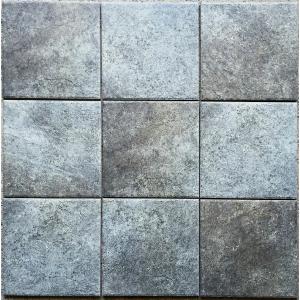 インディアンスレート 磁器 タイル 300角　アンティーク・エスニックな青グレー色。防汚（汚れに強い）内装用・外装用・敷石（内・外床、玄関